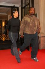 KIM KARDASHIAN and Kanye West Leaves Their Hotel in New York 05/07/2019