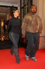KIM KARDASHIAN and Kanye West Leaves Their Hotel in New York 05/07/2019