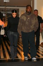 KIM KARDASHIAN and Kanye West Leaves Their Hotel in New York 05/07/2019