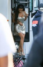 KIM KARDASHIAN and PARIS HILTON on the Set of Paris Hilton Video Shoot in West Hollywood 05/02/2019