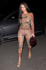 KIM KARDASHIAN at Travis Scott