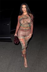 KIM KARDASHIAN at Travis Scott