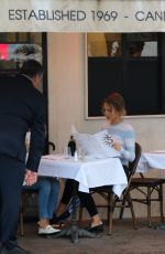 KIMBERLEY GARNER at Vesuvio Restaurant in Cannes 05/20/2019