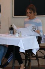 KIMBERLEY GARNER at Vesuvio Restaurant in Cannes 05/20/2019
