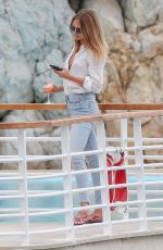 KIMBERLEY GARNER in Denim at Eden Roc Hotel in Cannes 05/24/2019