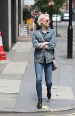 KIMBERLY WYATT in Double Denim Out in London 05/16/2019