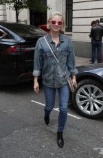 KIMBERLY WYATT in Double Denim Out in London 05/16/2019