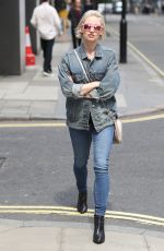 KIMBERLY WYATT in Double Denim Out in London 05/16/2019