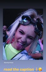 KORDYN JONES at Electric Daisy Carnival - Instagram Pictures 05/18/2019
