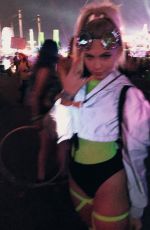 KORDYN JONES at Electric Daisy Carnival - Instagram Pictures 05/18/2019