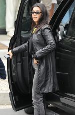 KOURTNEY KARDASHIAN Arrives at Kanye West