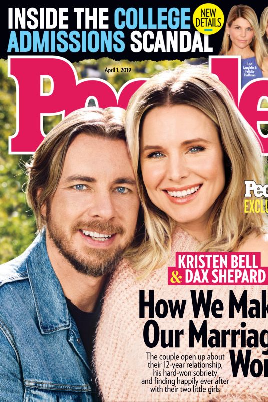 KRISTEN BELL and Dax Shepard in People Magazine, April 2019