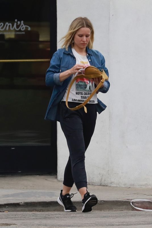 KRISTEN BELL Out and About in Los Feliz 05/14/2019