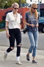 KRISTEN STEWART and STELLA MAXWELL Out for Dinner in Los Feliz 05/20/2019
