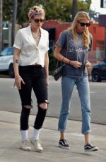 KRISTEN STEWART and STELLA MAXWELL Out for Dinner in Los Feliz 05/20/2019