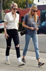 KRISTEN STEWART and STELLA MAXWELL Out for Dinner in Los Feliz 05/20/2019