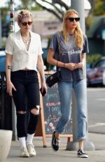 KRISTEN STEWART and STELLA MAXWELL Out for Dinner in Los Feliz 05/20/2019
