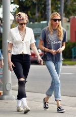 KRISTEN STEWART and STELLA MAXWELL Out for Dinner in Los Feliz 05/20/2019