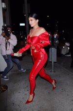 KYLIE JENNER Arrives for Dinner at Catch LA in West Hollywood 05/09/2019