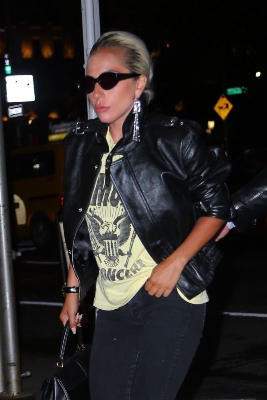 LADY GAGA Arrives at Pierre Hotel in New York 05/04/2019