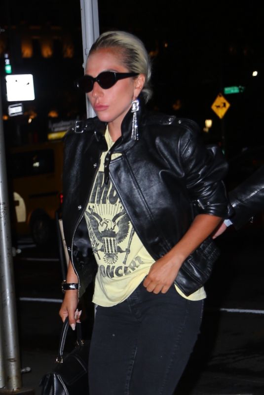LADY GAGA Arrives at Pierre Hotel in New York 05/04/2019