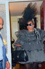 LADY GAGA Leaves Pre-met Party at Anna Wintour