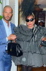 LADY GAGA Leaves Pre-met Party at Anna Wintour