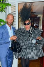 LADY GAGA Leaves Pre-met Party at Anna Wintour