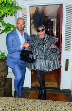 LADY GAGA Leaves Pre-met Party at Anna Wintour