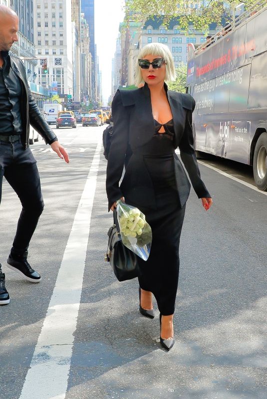 LADY GAGA Out in New York 05/08/2019