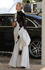 LADY VICTORIA HERVEY Leaves Hotel Martinez in Cannes 05/22/2019