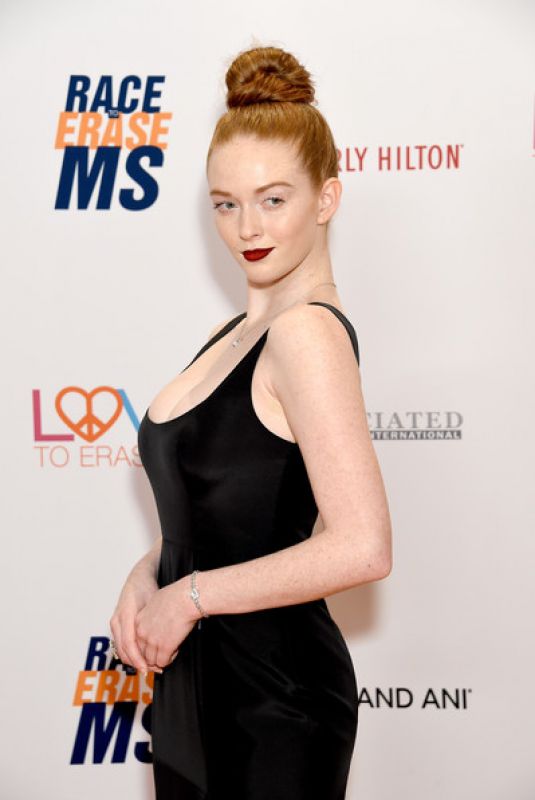 LARSEN THOMPSON at Race to Erase MS Gala in Beverly Hills 05/10/2019