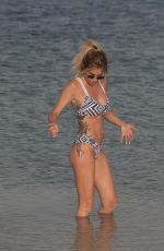 LAURA ANDERSON in Bikini at a Beach in Dubai 02/12/2019