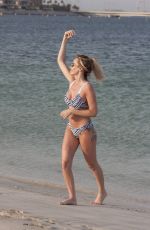LAURA ANDERSON in Bikini at a Beach in Dubai 02/12/2019