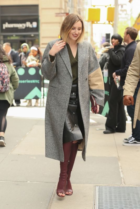 LAURA CARMICHAEL Arrives at AOL Build in New York 04/29/2019