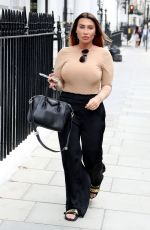 LAUREN GOODGER at a Hair Salon in London 05/27/2019