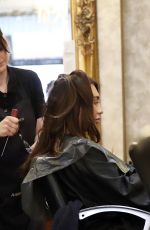 LAUREN GOODGER at a Hair Salon in London 05/27/2019