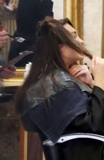 LAUREN GOODGER at a Hair Salon in London 05/27/2019