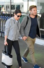 LEA MICHELE and Zandy Reich at LAX Airport in Los Angeles 05/28/2019