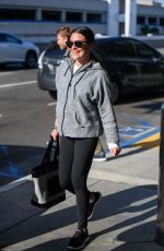 LEA MICHELE and Zandy Reich at LAX Airport in Los Angeles 05/28/2019