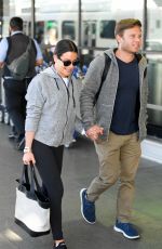 LEA MICHELE and Zandy Reich at LAX Airport in Los Angeles 05/28/2019