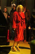 LILI REINHART on the Set of Hustlers in New York 05/02/2019