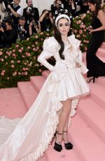 LILY COLLINS at 2019 Met Gala in New York 05/06/2019