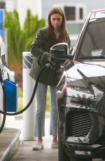 LILY COLLINS at a Gas Station in West Hollywood 05/09/2019