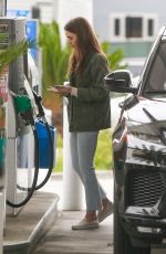 LILY COLLINS at a Gas Station in West Hollywood 05/09/2019