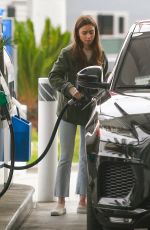 LILY COLLINS at a Gas Station in West Hollywood 05/09/2019