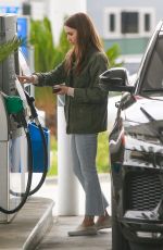 LILY COLLINS at a Gas Station in West Hollywood 05/09/2019