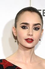 LILY COLLINS at Extremely Wicked, Shockingly Evil and Vile Screening at 2019 Tribeca Film Festival 05/02/2019