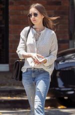 LILY COLLINS at Il Piccolino Italian Restaurant in West Hollywood 05/29/2019