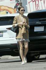 LILY COLLINS at Mind & Body Acupuncture in Los Angeles 05/17/2019